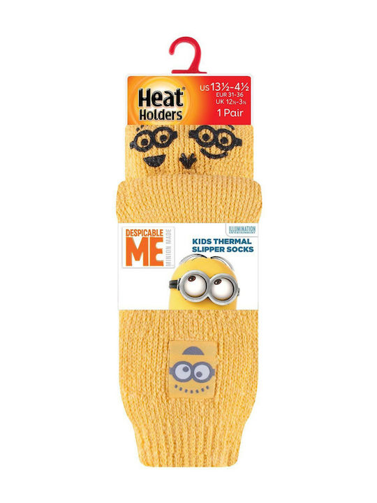 Heat Holders Kids' Socks Yellow