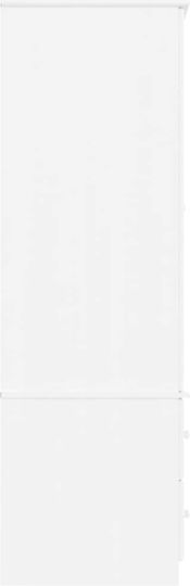 Doppeltür Kleiderschrank White 90x55x170cm