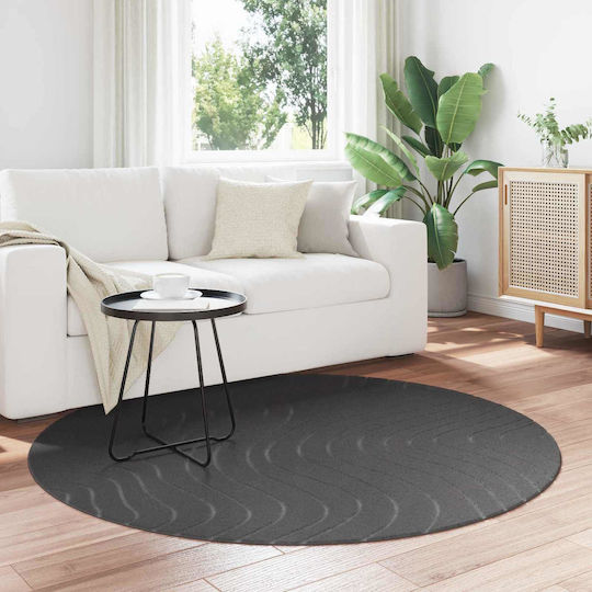 vidaXL Synthetisch,Polyester/Cotton/Leather Charcoal