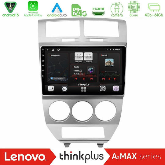 Lenovo Car Audio System Dodge Caliber 2006-2011 (Bluetooth/USB/WiFi/GPS/Apple-Carplay/Android-Auto) with Touch Screen 10"