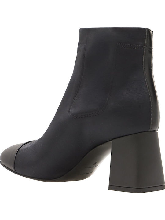 Women's Ankle Boots with Medium Heel Black