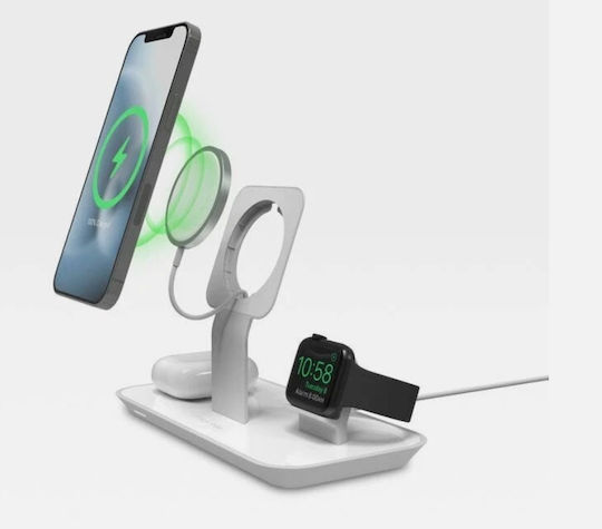 Mophie Φορτιστής Magsafe Λευκός (BYO MagSafe Stand V2)