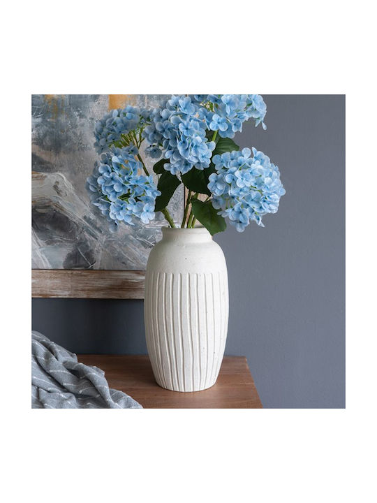 Artekko Decorative Vase White 19.5x19.5x38cm