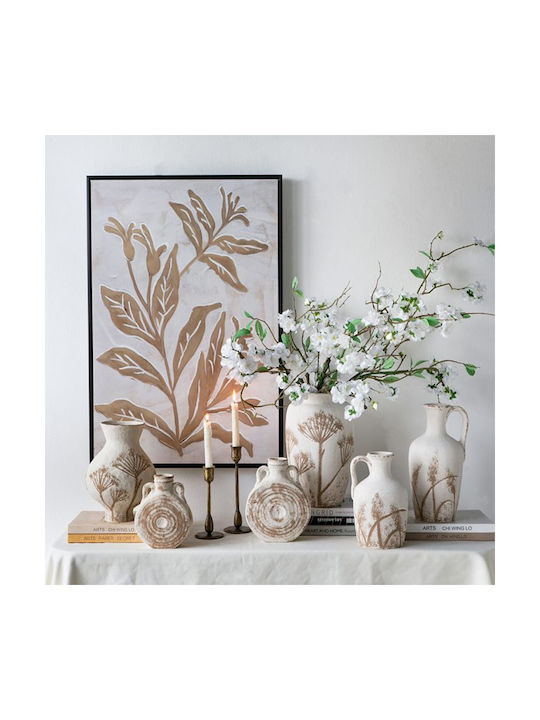 Artekko Decorative Vase White 20x20x28.5cm