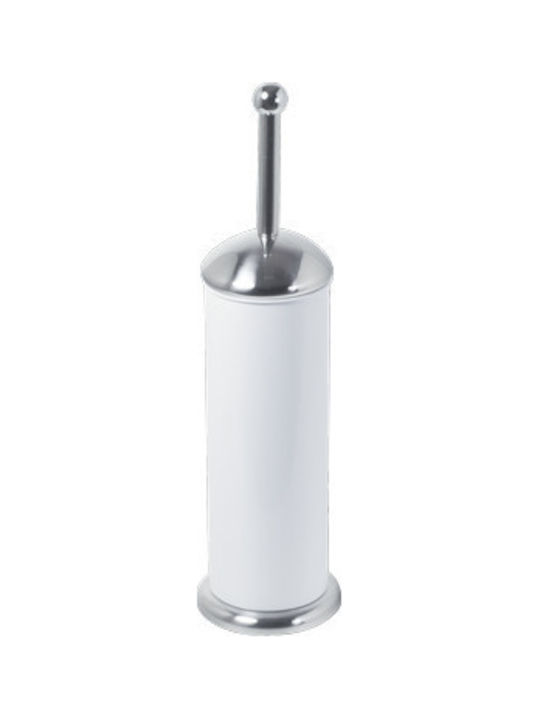 Raki Inox Coș de gunoi pentru baie Alb