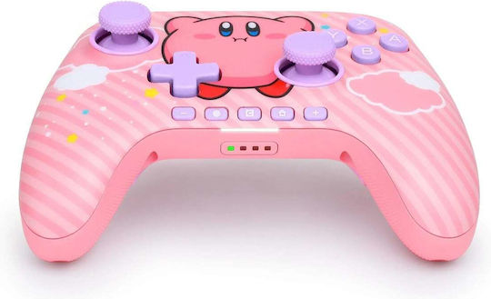 PowerA Kirby Puff Ασύρματο Gamepad για Switch 2 Ροζ