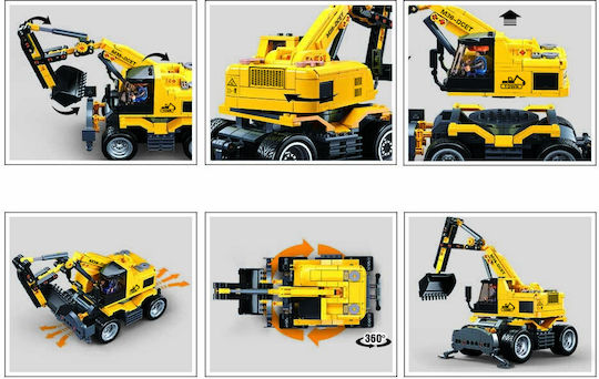 Sluban Блокчета Wheeled Excavator за 6-12 години години 353бр