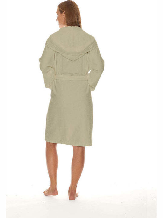 Homelovers Bathrobe with Hood Snow White 350gr/m²