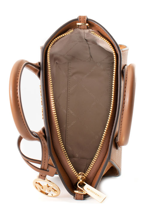 Michael Kors Geantă De Mână De Piele Tabac Maro 35F4G4VC0L-LUG