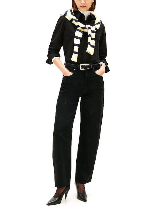 Women's Long Sleeve Shirt Black