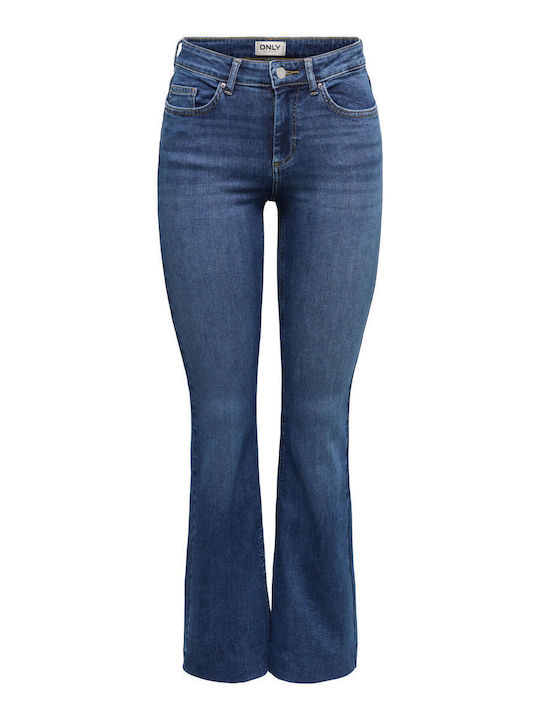 Γυναικείο Jean Παντελόνι Καμπάνα Medium Blue Denim