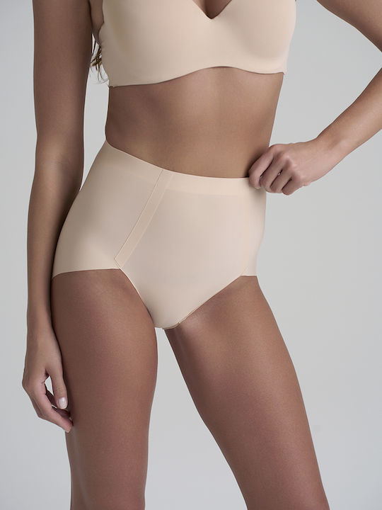 Damen Slip 2Pack Nahtlos Beige