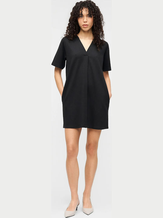 Milano Καλοκαιρινό Mini Φόρεμα Black
