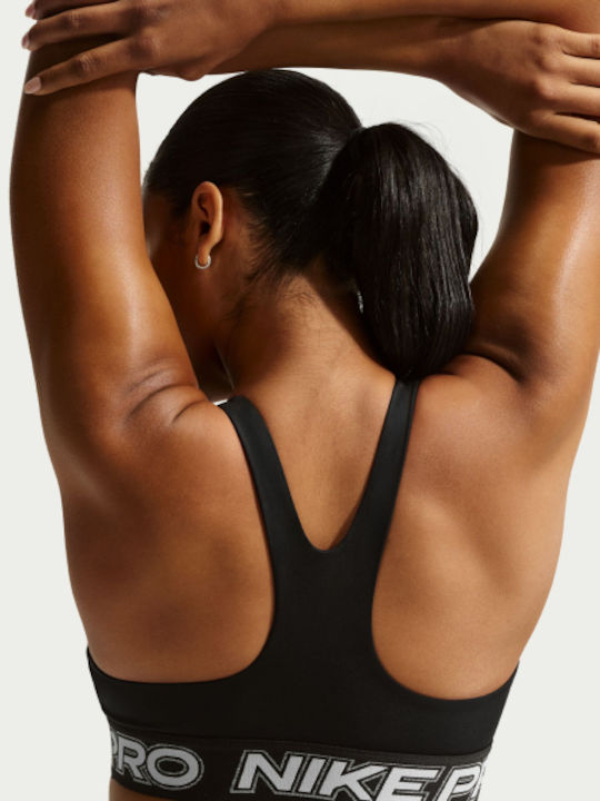 Nike Dri-Fit Pro Γυναικείο Μπουστάκι Μαύρο