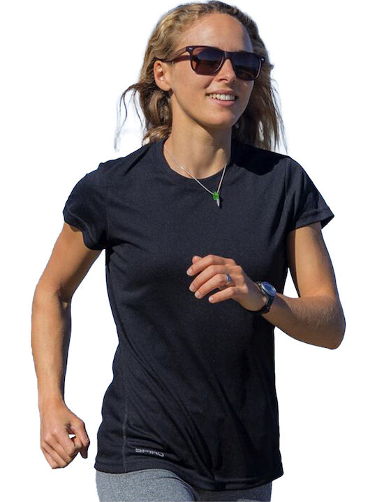 Result Γυναικείο Διαφημιστικό T-shirt Κοντομάνικο Black