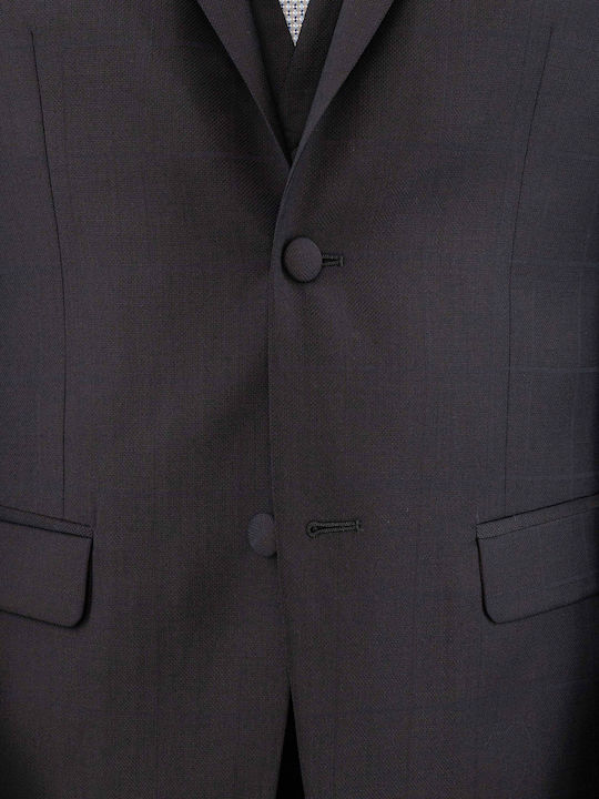 Costum Bărbați Cu vestă Blue