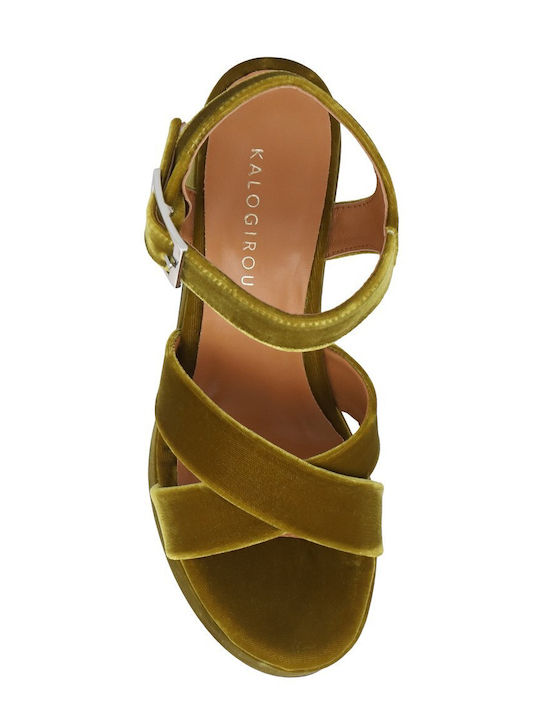Sandalen Grün