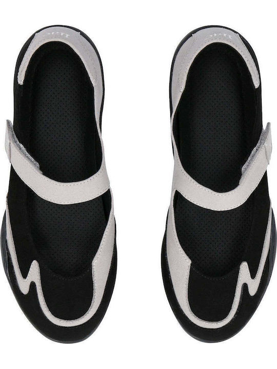 Women's Ballerina Shoes in Grey Color