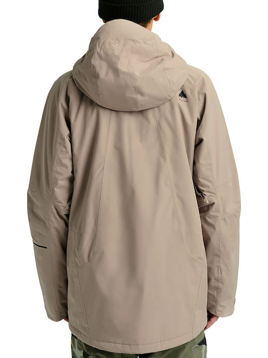Burton Reserve 2l Insulated 3025310AH2 Ανδρικό Μπουφάν για Σκι & Snowboard Μπεζ