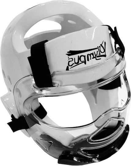 Kaska Olympus Full Face Protection Removable Mask Foam Plexiglass White