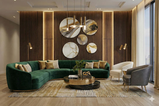 Decorative Wall Paintings Gold Set Paintings Living Room Bedroom