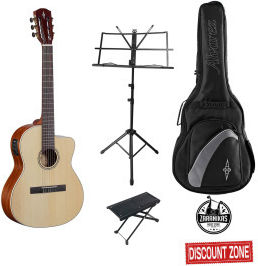 Alvarez Regent Rc26hce Electro-Classical Guitar 4/4 Cutaway Natural Standard Pack