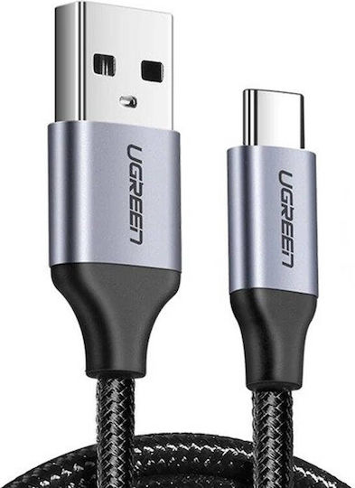 Ugreen Us288 Braided USB 2.0 Cable USB-C male - USB-A 15W Μαύρο 1.5m 60127