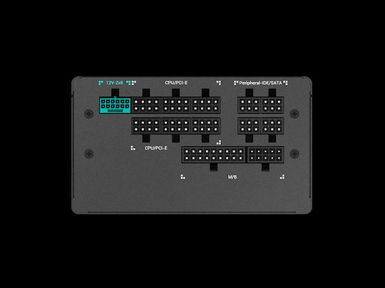 Deepcool PX1200G 1200W Μαύρο Τροφοδοτικό Υπολογιστή Full Modular Cybenetics Platinum