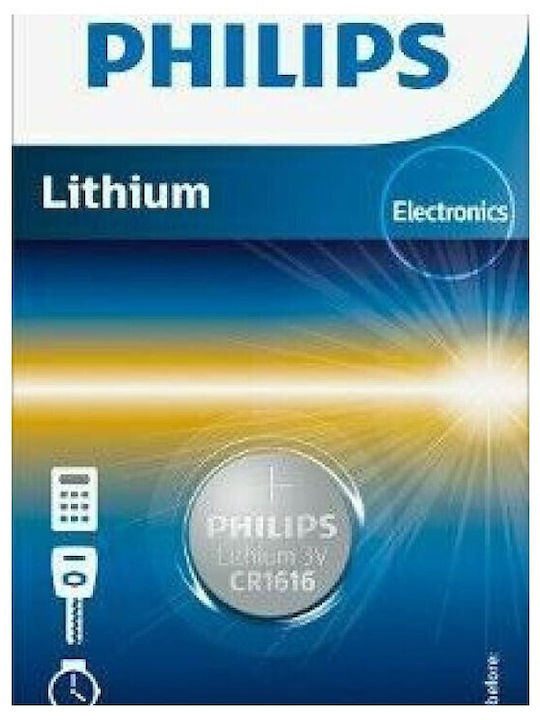 Philips Electronics Lithium Батерия За часовници CR1616 3V 1бр
