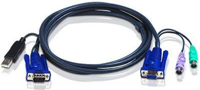 Aten VGA TO SPHD Intelligent KVM Cable 2L-5202UP 1.8m