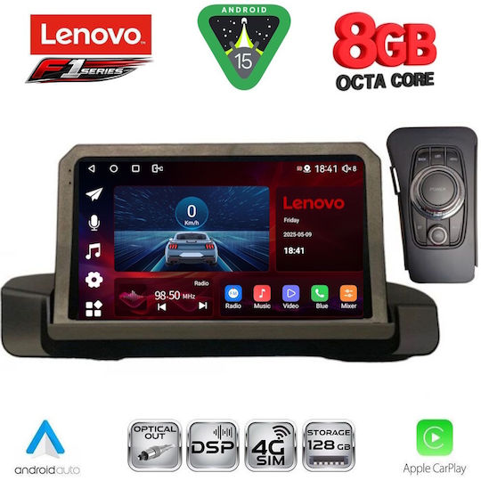Lenovo Car Audio System for BMW E46 1998-2005 (Bluetooth/USB/WiFi/GPS/Apple-Carplay/Android-Auto) with Touch Screen 9"