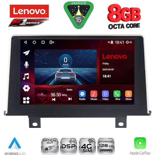 Lenovo Car Audio System for BMW E46 1998-2005 (Bluetooth/USB/WiFi/GPS/Apple-Carplay/Android-Auto) with Touch Screen 9"