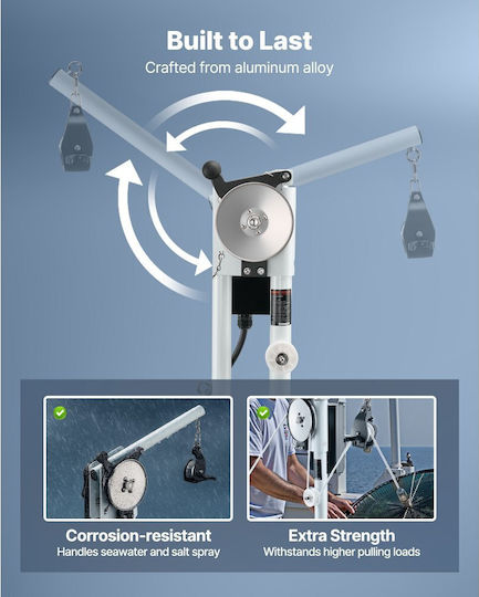 Vevor Cârlig telescopic Accesorii pentru puntea bărcii