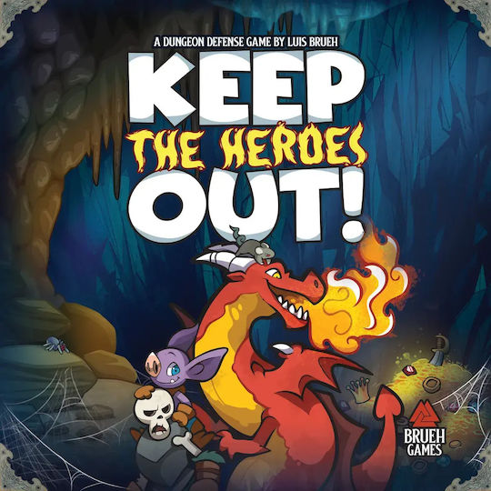 Joc de Societate Keep the Heroes Out pentru 1-4 Jucători 10+ Ani Vesuvius Media