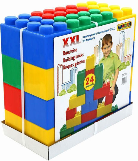Wader Wader Bauklötze Building Blocks XXL Für Über 1 Jahr 24 Stück