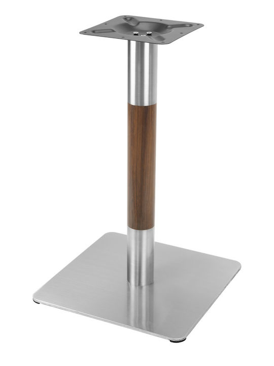 Masa Rotundă Bar Din Lemn Cu Ramă Metalică Pin 80x80x74 cm