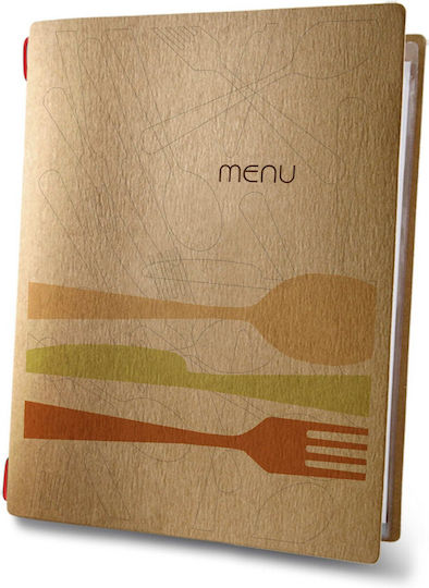 DAG Style Menu Holder in Brown Color Custom Eco