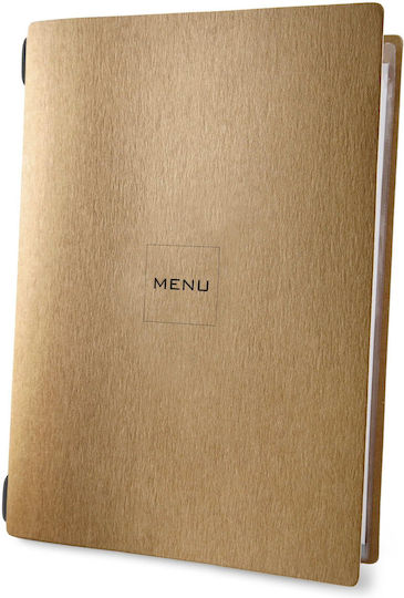 DAG Style Menu Holder Made of Cellulose in Brown Colour Custom Eco