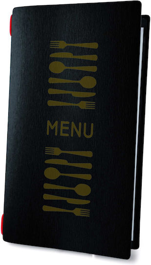 DAG Style Menu Holder in Black Color