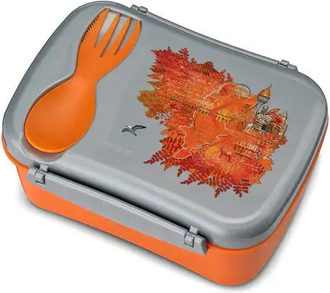 Carl Oscar Wisdom N'ice Box Plastic Kids' Food Container Orange