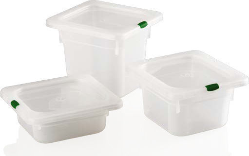 Raki Capac Tăvi Gastronorm Din Polipropilenă 1/6 176x162mm Alb