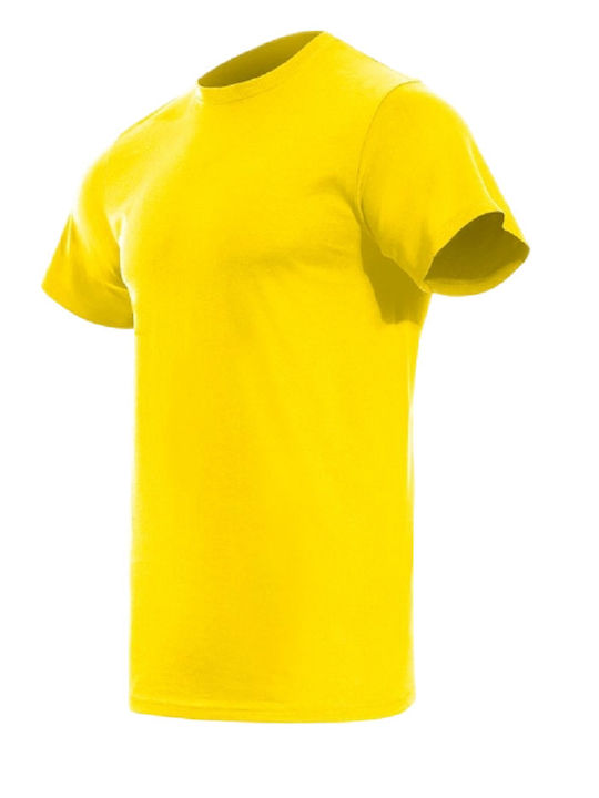 Unisex Μπλουζάκι Εργασίας Κίτρινο Naos T-shirt Yellow