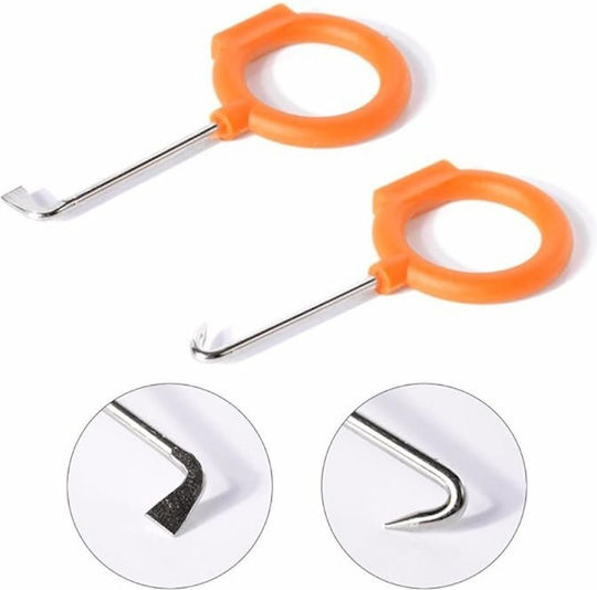 12-teilige Set Entfernt Polster Innenraum Auto Elemente D0087 Kunststoff Orange