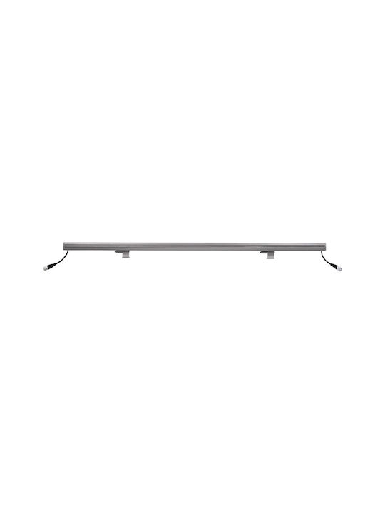 GloboStar Außenstehlampe LED Wall Washer 24W mit Kaltweißem Licht IP65 Grau