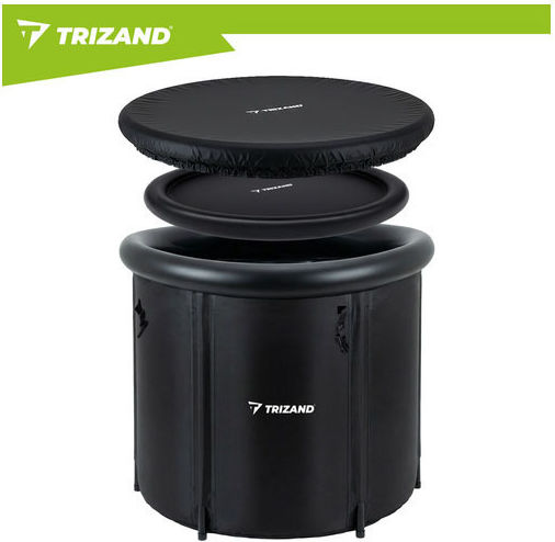 Trizand Cryotherapy Device Foldable Winter Barrel 320l Ice Bath 66x26x14 Cm Trizand