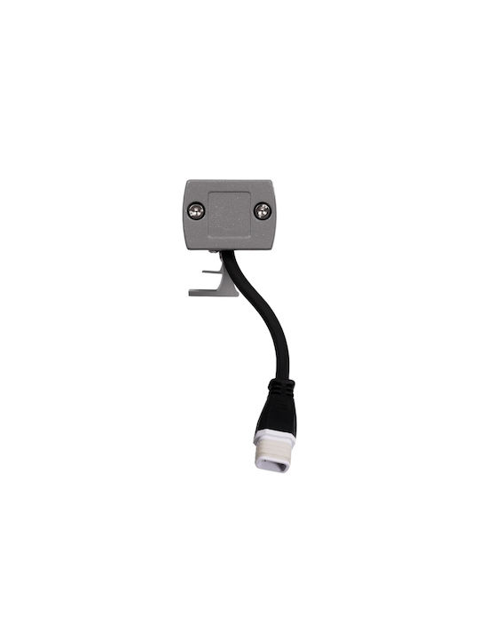 GloboStar Außenstehlampe LED Wall Washer 24W mit Kaltweißem Licht IP65 Grau