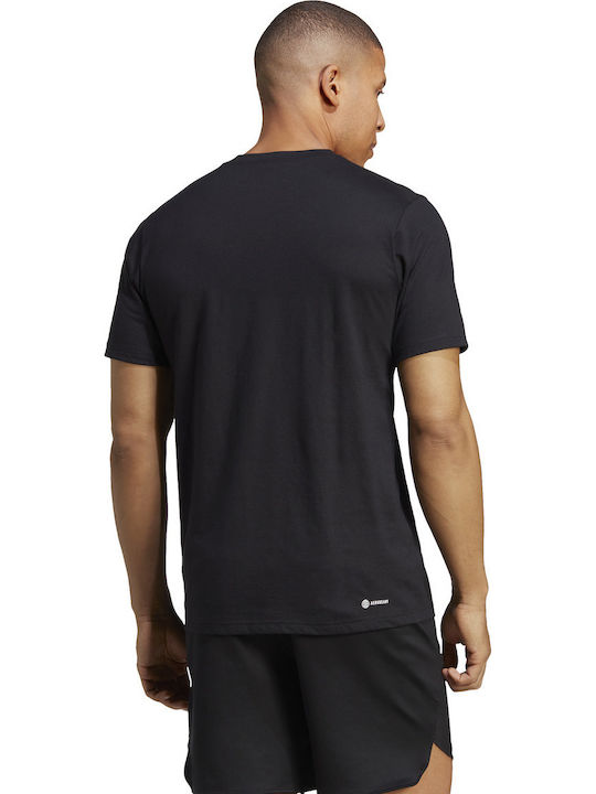 Feelready Aeroready Αθλητικό T-shirt Μαύρο