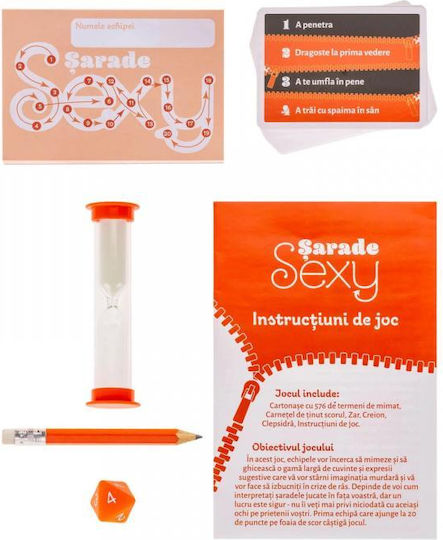 Joc de Societate Sexy Charades pentru 2+ Jucători 18+ Ani Gameology