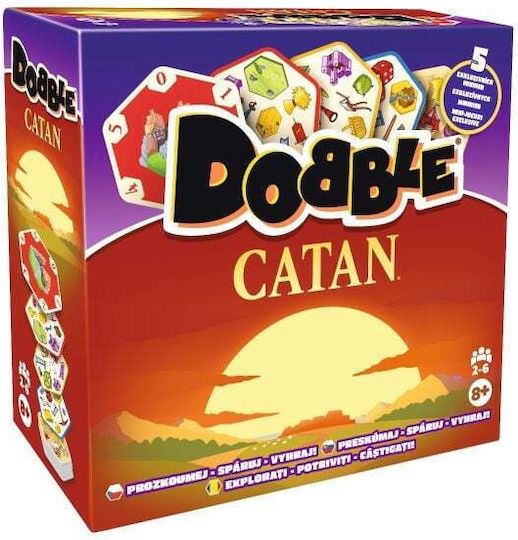 Joc de Societate Dobble Catan pentru 2-6 Jucători 8+ Ani Asmodee