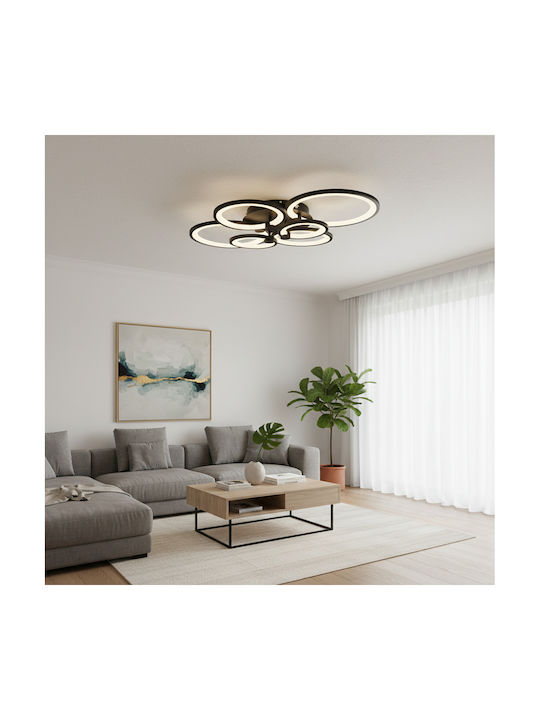 GloboStar Royal-R Πλαφονιέρα 59εκ. LED με Τηλεχειριστήριο GloboStar Royal-R Πλαφονιέρα 59εκ. LED με Τηλεχειριστήριο